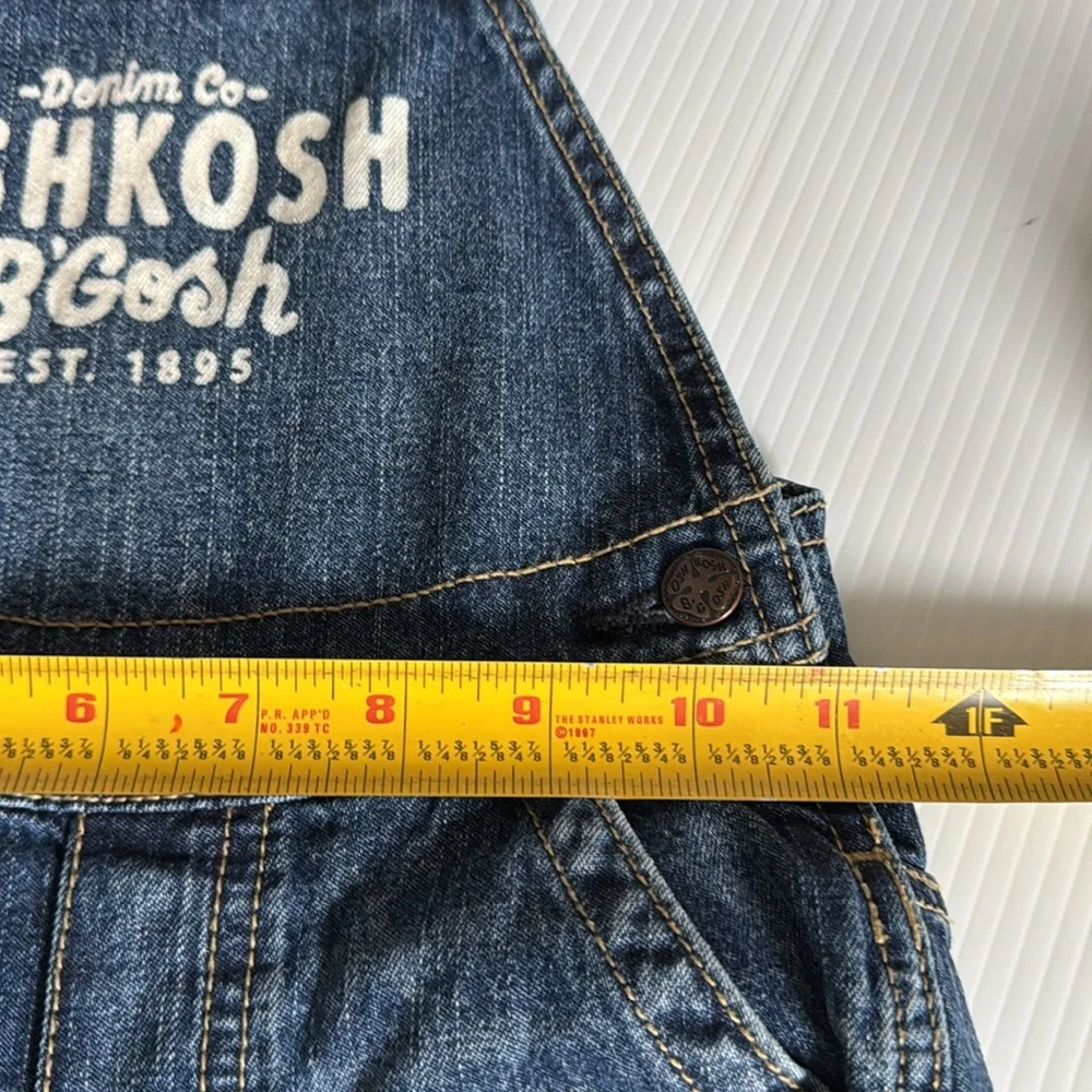 OshKosh B'Gosh Denim Overalls.  Size 24 months